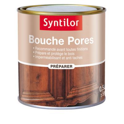 Bouche pores pour meubles et bois eries Syntilor 1 L