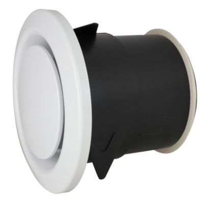 Bouche réglable d'extraction / insufflation pour plaque de plâtre BEIP100 ø100mm Autogyre