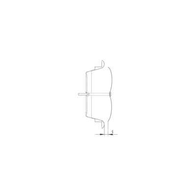 Bouche ventilation soufflage métal blanc à cône réglable VMBR BLAUBERG - Diamètre (mm) 125