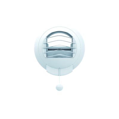 Bouche VMC cuisine autoréglable double débit ALIZE AUTO diamètre 125 mm (sans manchette) - Débit (m3 h) 45 120