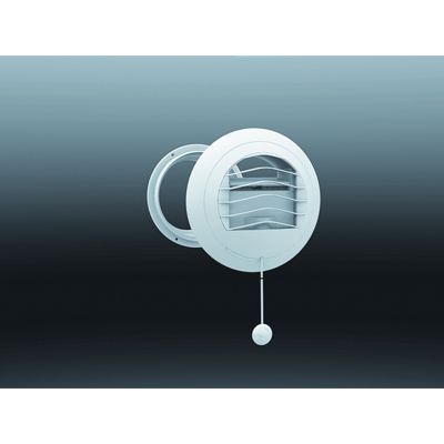 Bouche VMC cuisine studio T1 ALIZE AUTO 20 75 m3 h avec manchette diamètre 116 mm