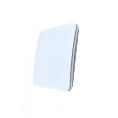 Bouche VMC design carrée coloris blanc AUREA (sans manchette) - Diamètre (mm) 80