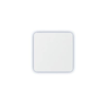 Bouche VMC design carrée coloris blanc AUREA (sans manchette) - Diamètre (mm) 80