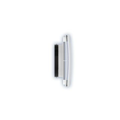 Bouche VMC design carrée coloris blanc AUREA (sans manchette) - Diamètre (mm) 80