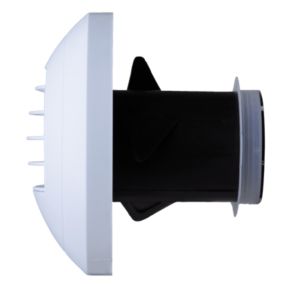 Bouche VMC hygroréglable ALIZE HYGRO HB salle de bain salle d'eau avec manchette placo 80 mm - Alizé hygro HB01 5-40