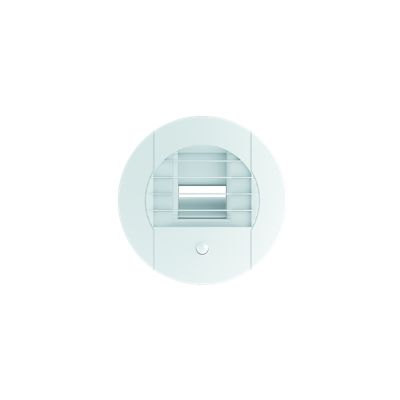 Bouche VMC hygroréglable ALIZE VISION TWVP WC 5 30 à piles avec manchette placo 80 mm