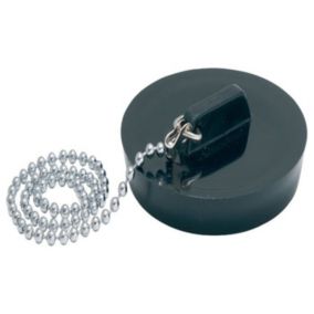 Bouchon bossage d'évier D47 à 52 avec chainette 30cm - WATTS - 4525066