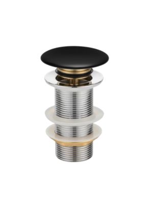 Bouchon click clack Uptrend F008 U18, noir mat, sans trop plein, 1 pc ...