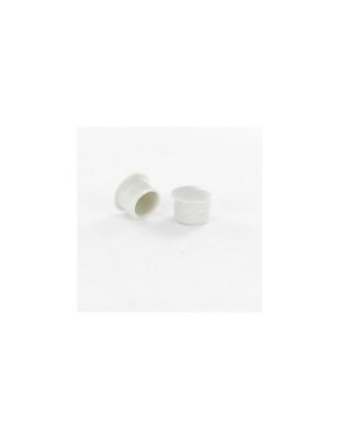Bouchon Diamètre du corps 13 Diamètre de tête: 16 Longueur sous tête 8.5 RAL9010 blanc pur - 100 pièces