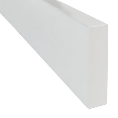 Bouchon lisse PVC 120mm finition droite