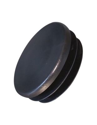 Bouchon rond pour tube Diamètre Extèrieur 52 Intérieur 45-49 nylon noir - 1 pièce