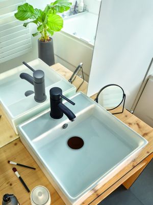 Bouchon universel Wirquin Uppy 2 en 1 ø110 mm blanc