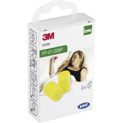 Bouchons d'oreille monousage 28 dB FP01008A 3M EAR, 2 paires