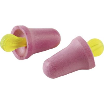 Bouchons d'oreilles antibruit polyuréthane No-Touch cordés (boite de 100 paires)-PN1004
