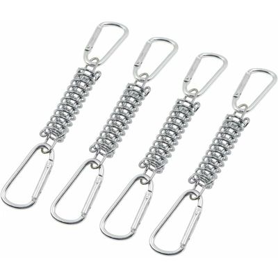 Boucle de fixation de store à ressort, accessoire de voile d'ombrage avec 4 ressorts hélicoïdaux pour store de tente