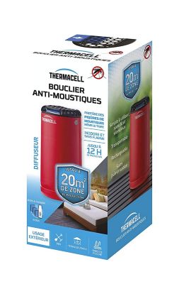 Bouclier anti moustiques Thermacell patio rouge