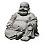 Bouddha rieur aspect pierre 43 cm