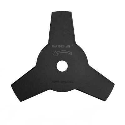Boudech Disque de debroussailleuse 3T acier trempe 255 mm 25,4 mm