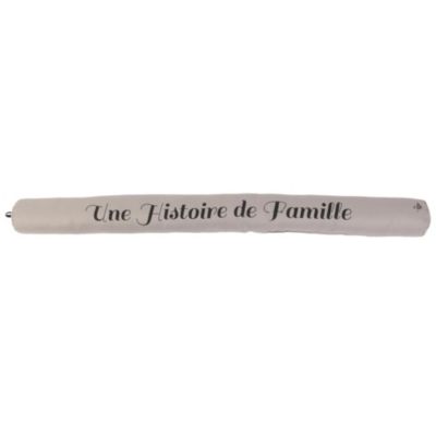 Boudin de porte 80 cm EN FAMILLE Gris Histoire de Famille