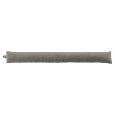 Boudin de Porte imitation fourrure Bouclette Wooly (80x10 cm - Gris)