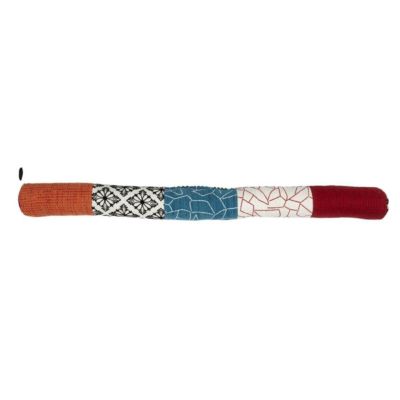 Boudin de Porte Patchwork Multicolore 80x7 cm, Empêche Courants d'Air et Économise l'Énergie - FIORA