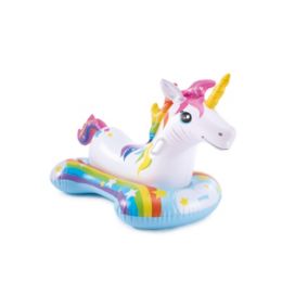 Bouée gonflable Intex type licorne à chevaucher à partir de 3 ans