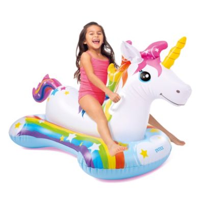Bouée gonflable Intex type licorne à chevaucher à partir de 3 ans