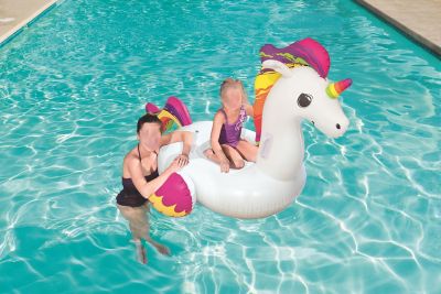 Bouée Licorne Bestway 163 x 112 cm en Multicolore