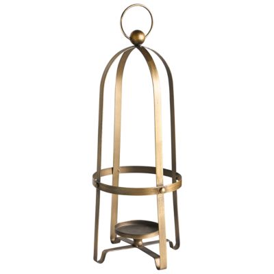 Bougeoir MARAWI 48 cm Métal Doré