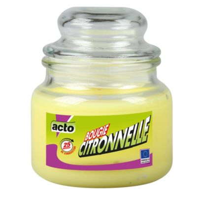 Bougie citronnelle antimoustiques Acto 100g — free download