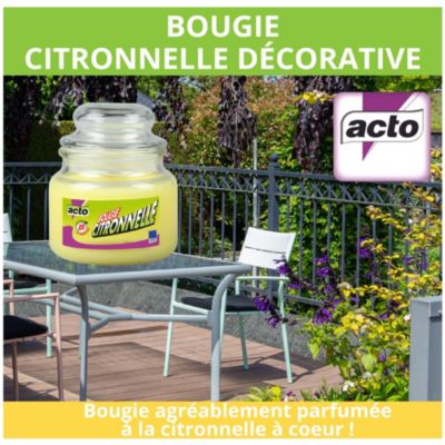 Bougie citronnelle antimoustiques Acto 100g — free download