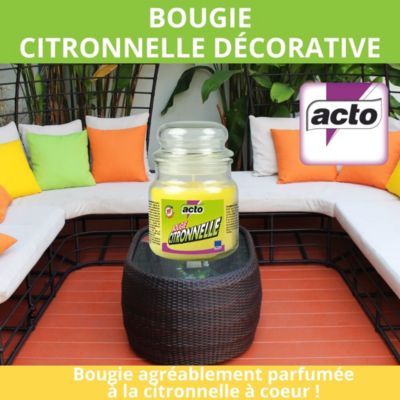 Bougie citronnelle antimoustiques Acto 340g — free download