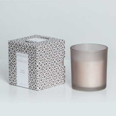 Bougie Elixir parfumée Night Amber taupe Ø8 cm JBY Creation