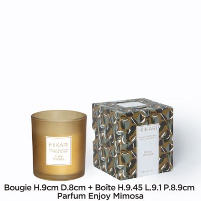 Bougie parfumée Sense enjoy mimosa 195g JBY creation