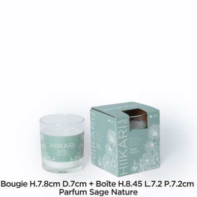 Bougie parfumée Sense sage nature 100g JBY creation