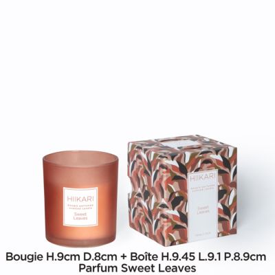 Bougie parfumée Sense sweet leaves 195g JBY creation