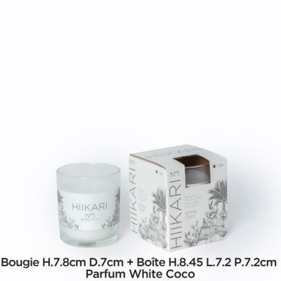 Bougie parfumée Sense white coco 110g JBY creation