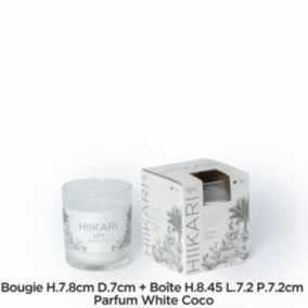 Bougie parfumée Sense white coco 110g JBY creation