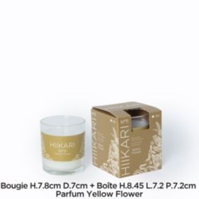 Bougie parfumée Sense yellow flower 110g JBY creation