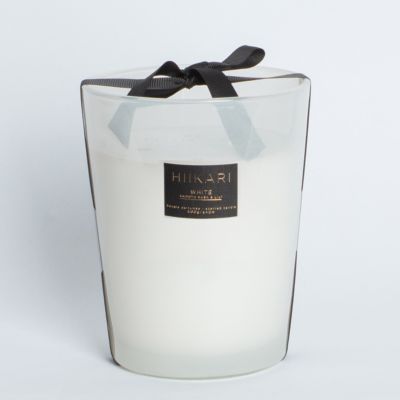 Bougie parfumée Smooth Musk & Lily blanche XL Ø18,5 cm JBY Creation