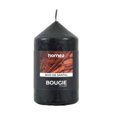Bougie Pilier "Essentiel II" 11cm Bois de Santal