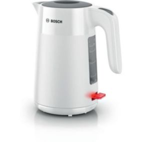 Bouilloire Electrique  - BOSCH - TWK2M161 MyMoment - Blanche Mate - indicateur de tasses - niveau d'eau visible