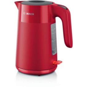 Bouilloire Electrique  - BOSCH - TWK2M164 MyMoment - Rouge Mate - indicateur de tasses - niveau d'eau visible