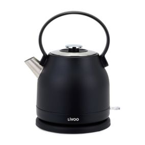 Bouilloire électrique 1.5l 2200w noir Livoo DOD202N