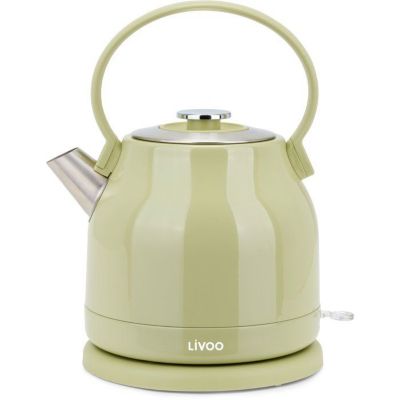 Bouilloire électrique 1.5l 2200w vert/gris Livoo DOD202M