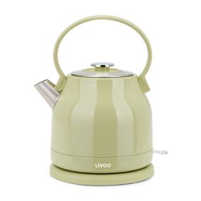 Bouilloire électrique 1.5l 2200w vert/gris Livoo DOD202M