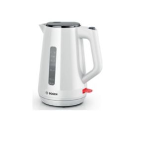 Bouilloire électrique 1.7l 2400w blanc Bosch TWK1M121