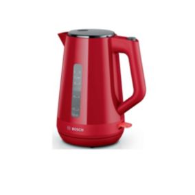 Bouilloire électrique 1.7l 2400w rouge Bosch TWK1M124