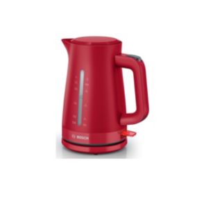 Bouilloire électrique 1.7l 2400w rouge Bosch TWK3M124