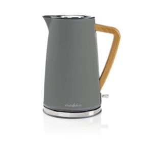 Bouilloire Électrique 1,7L Acier Gris 2200W Protection contre ébullition NEDIS
